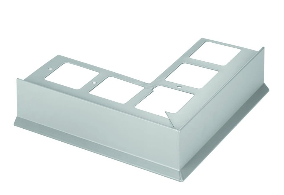 BLANKE BALKON-ABSCHLUSSWINKEL, Außenecke, Aluminium