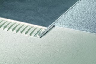 BLANKE FLIESEN-ABSCHLUSSSCHIENE, Aluminium, beschichtet