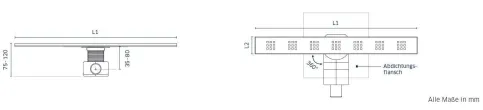 BLANKE DISK-LINE SL: Technische Zeichnung