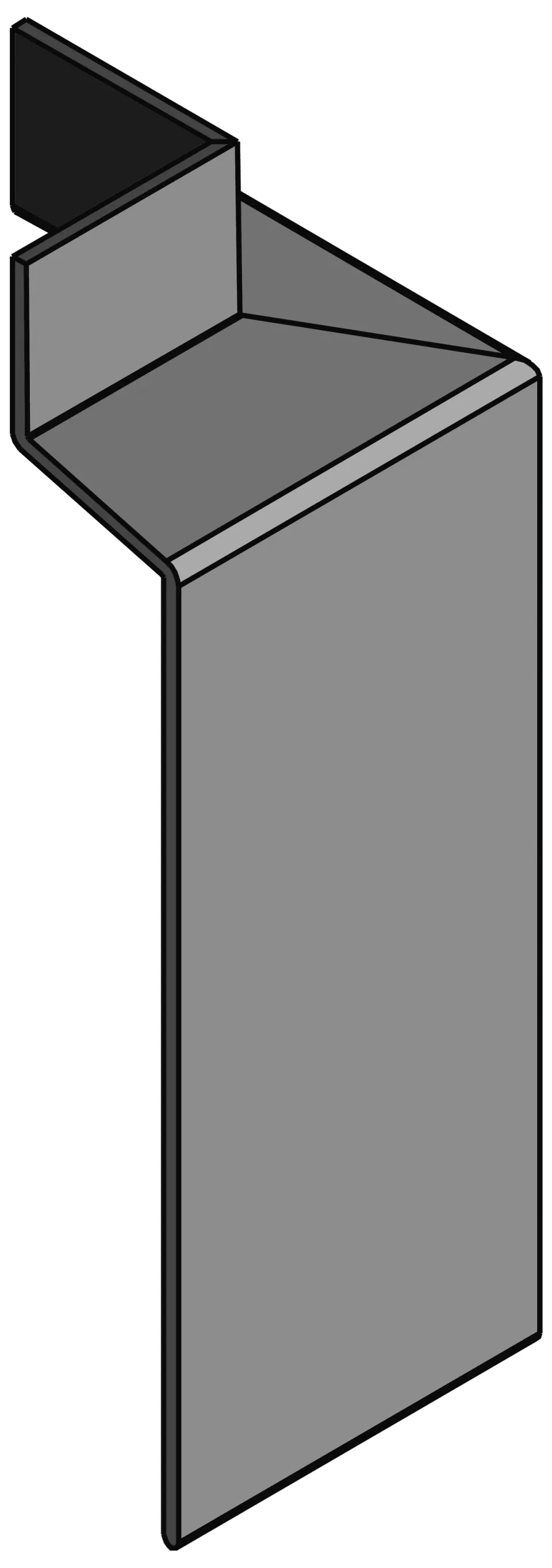BLANKE RINSYS, Traufabdeckblende, Außenecke