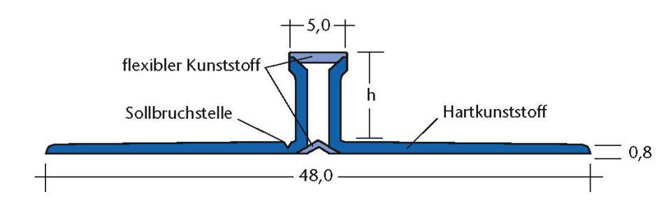 BLANKE FLOOREX, Fugenprofil, Kunststoff