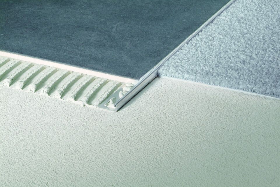 Fliesen-Abschlussschiene, Aluminium, natur, 10mm/1m