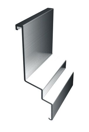 BLANKE BALKON-DRAINKIESLEISTE,  Verbinder, Aluminium