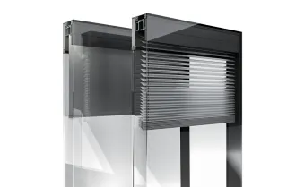 ISOshade® Fassadenelement mit integriertem Sonnenschutz