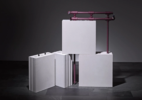 KS-QUADRO THERM: innovatives Komplettsystem zur Temperierung (Heizung und Kühlung) von Wandflächen mittels Strahlungsenergie. (Bild: Thomas Popinger / KS-ORIGINAL GMBH)