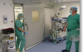 Record CLEAN K1 – HPL-Schiebetür 1-flüglig, hermetisch dichtschließend