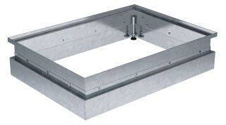 MEASTAHLFLEX Beton-Lichtschacht Stahlaufsatz 3-seitig