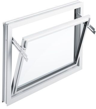 MEALON Kunststoff-Fenster Kipp mit Isolierglas