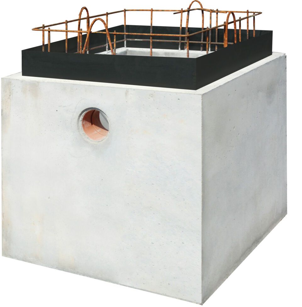 MEAVECTOR Beton-Lichtschacht Pumpensumpf