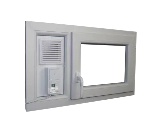 MEALUXIT Zargenfenster Fenstereinsatz mit MEALÜFT AIR