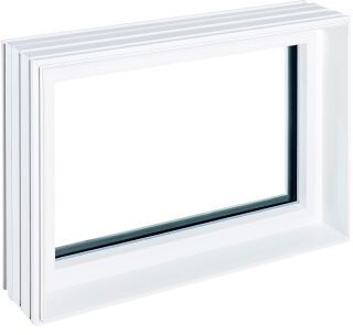 MEATHERMO AQUA Zargenfenster mit Festverglasung 