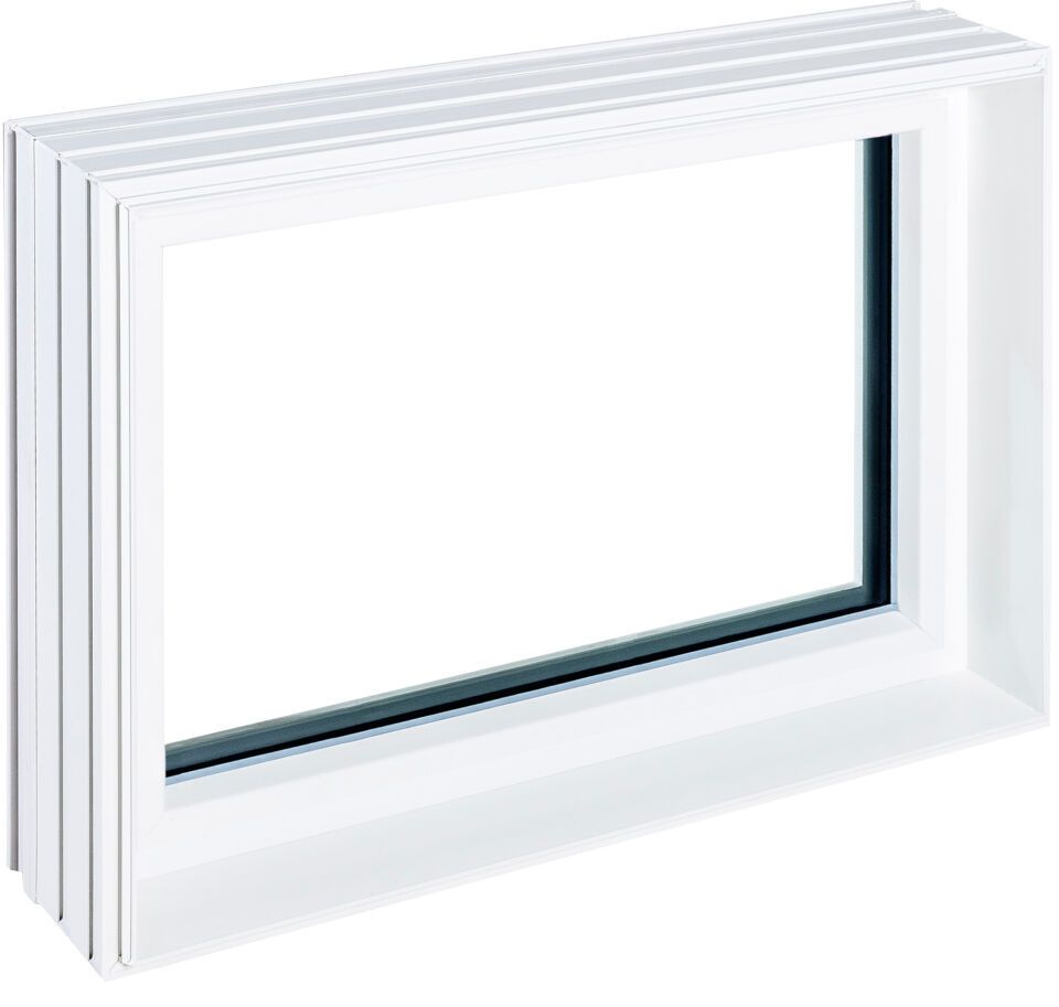 MEATHERMO AQUA Zargenfenster mit Festverglasung 