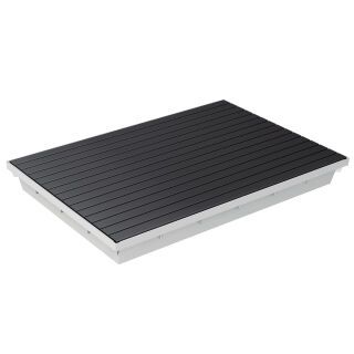 MEARIN Fußabstreiferkasten Gummiprofilmatte