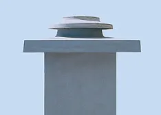 ATMOS Fertigschornstein erlaubt im Montagezustand eine freie Auskragung bis zu 12 m über der letzten Decke.