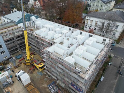 Dank Dennert-Bausystem: Pflegeheim-Neubau ein Jahr früher fertig als geplant
