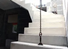1/4-gewendelt - Betonfertigteiltreppe
