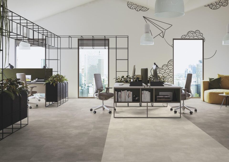 CREATION 55 ZEN 500X500 - BLOOM UNI TAUPE