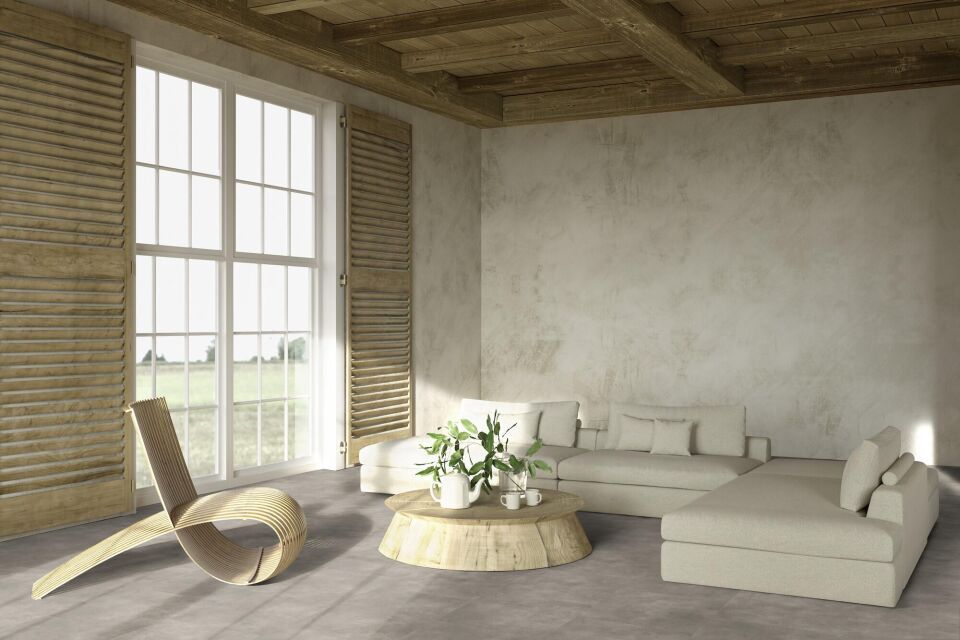 CREATION 40 ZEN 500X500 - BLOOM UNI TAUPE