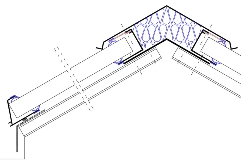 Drahtglassanierung - Satteldach