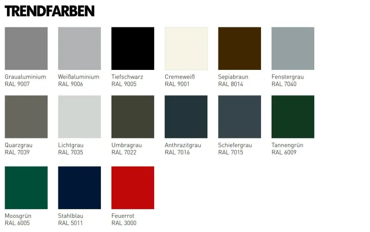 Trendfarben