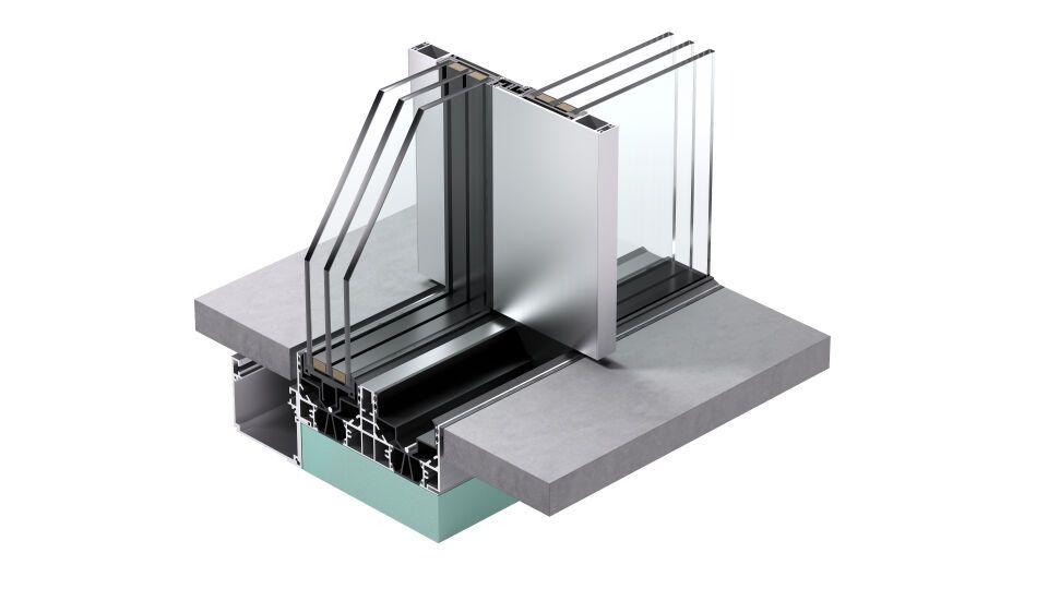 Keller minimal windows® NGS Ganzglas-Schiebefenstersystem