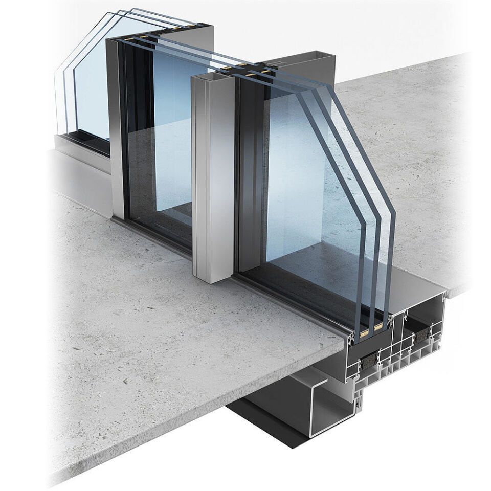 Keller minimal windows® highline Ganzglasfenster