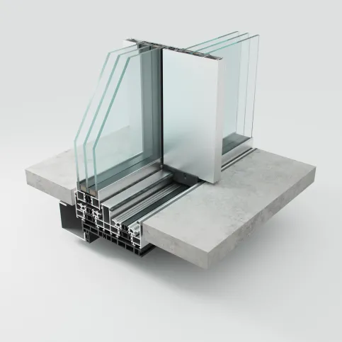 minimal windows®4+ Schiebefenster – Systemdarstellung | Foto: ©miysis
