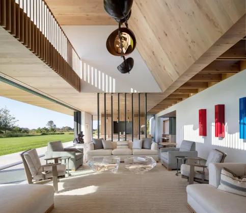 Schiebefenstersystem minimal windows®4+, Wainscott Home, Foto: ©Michael Moran