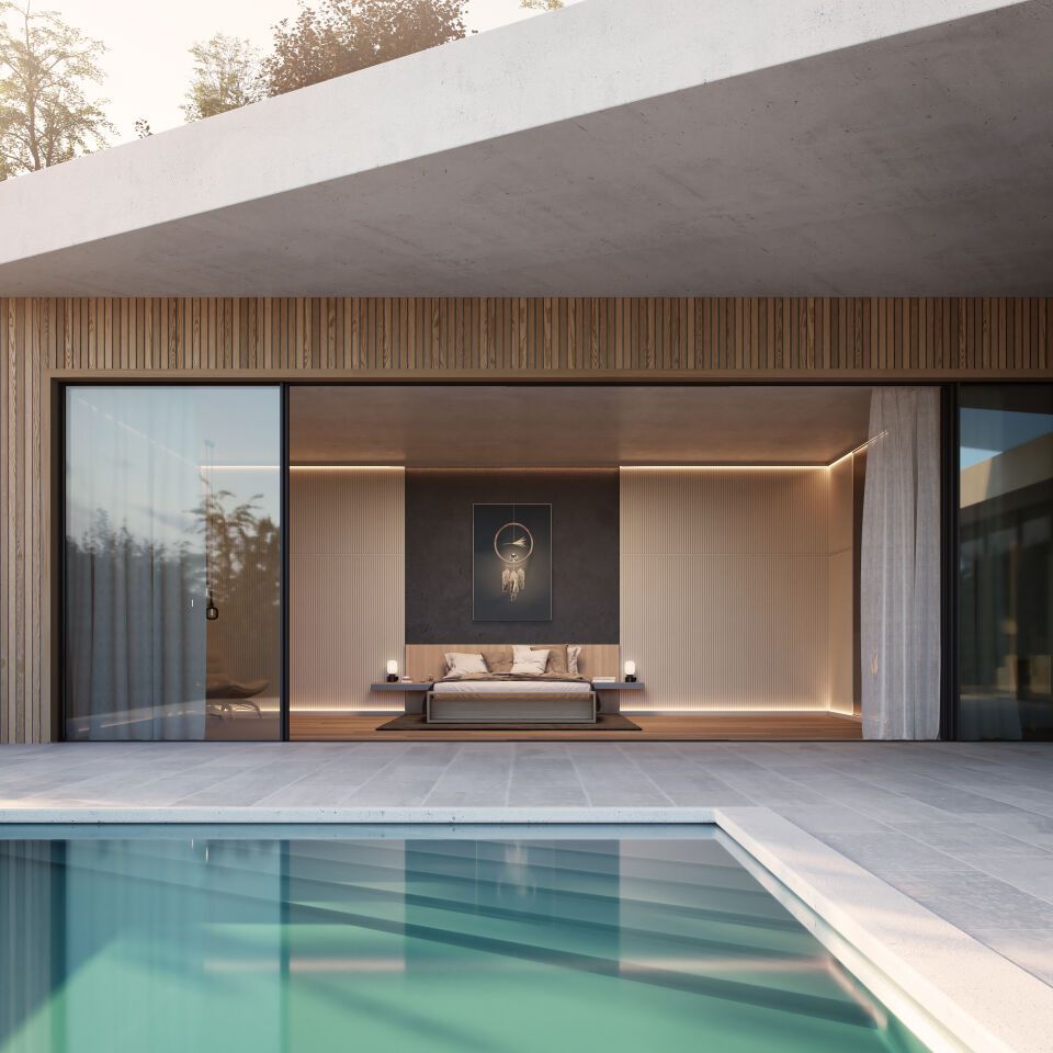 Keller minimal windows® NGS Ganzglas-Schiebefenstersystem
