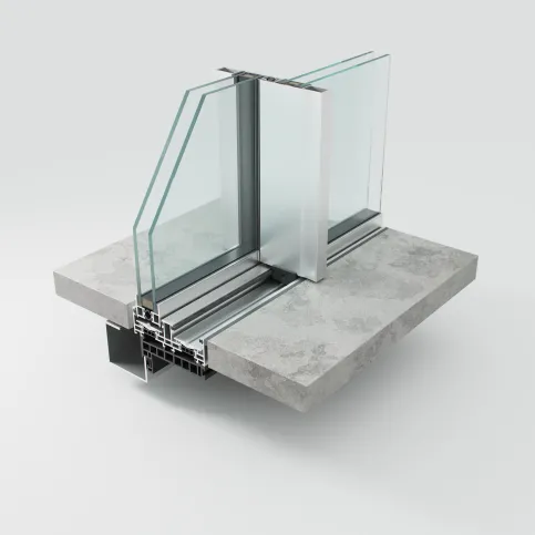 minimal windows® Schiebefenster – Systemdarstellung