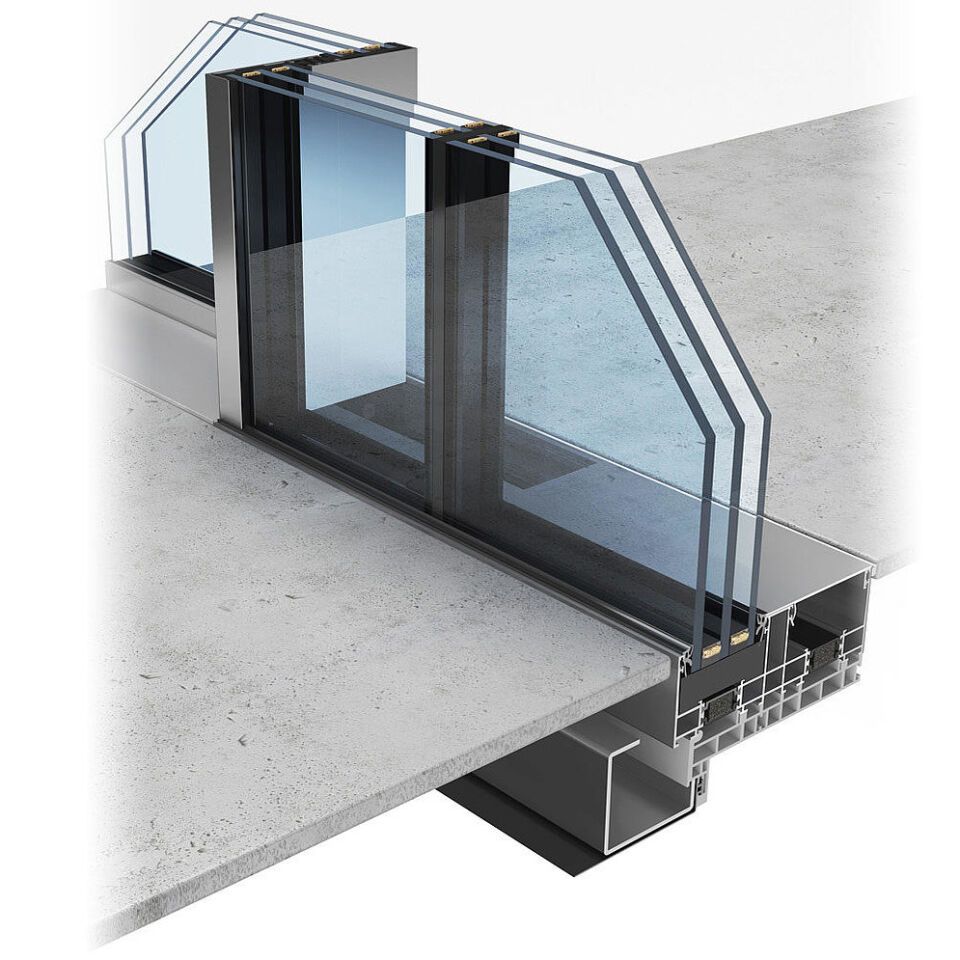 Keller minimal windows® highline Ganzglasfenster