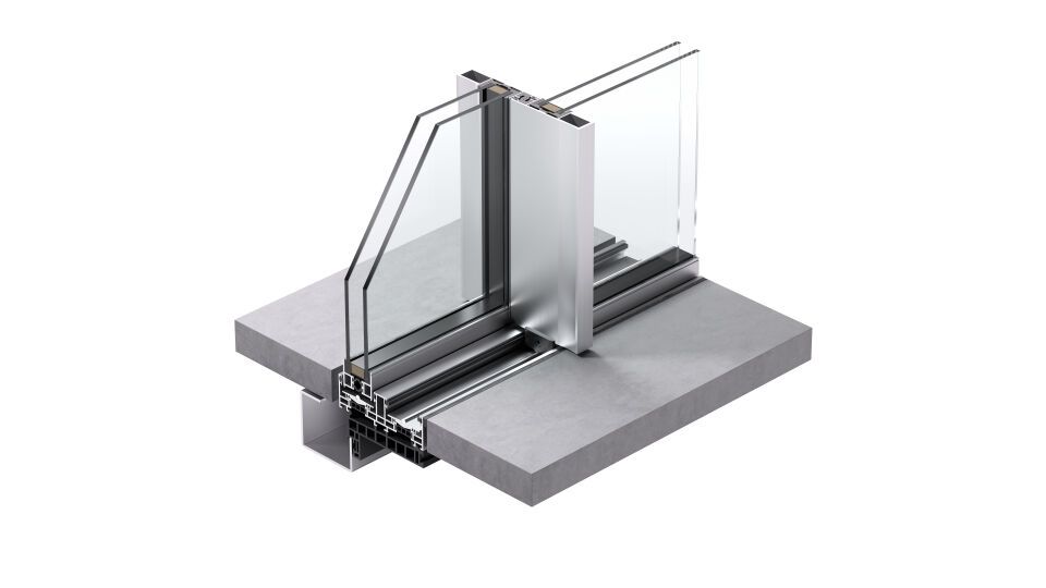 Keller minimal windows® Ganzglas-Schiebefenstersystem