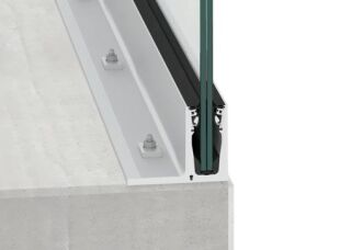 BALARDO hybrid hd Systemprofil Top1, Bodenmontage