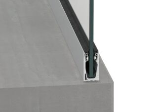 BALARDO hybrid lite Systemprofil Top4, Bodenmontage