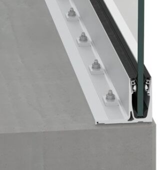 BALARDO hybrid lite Systemprofil Top1, Bodenmontage