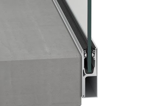 Glassline BALARDO hybrid lite Ganzglasgeländer