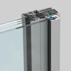 Befestigung am Alu-Fenster
