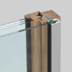 Befestigung am Holz-Fenster