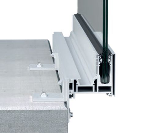 Glassline BALARDO aqua control Glasgeländer mit Entwässerung