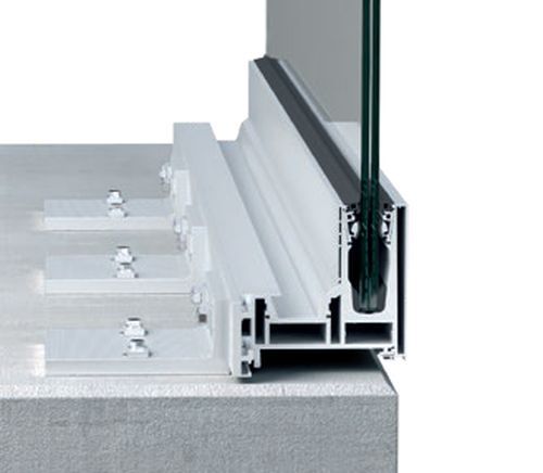 Glassline BALARDO aqua control Glasgeländer mit Entwässerung