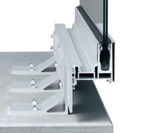 Glassline BALARDO aqua control Glasgeländer mit Entwässerung