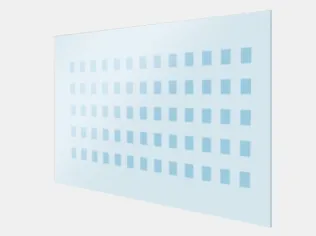 Glasgestaltung mit Muster