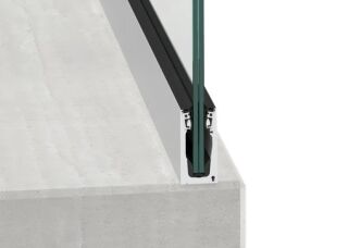 BALARDO hybrid Systemprofil Top4, Bodenmontage
