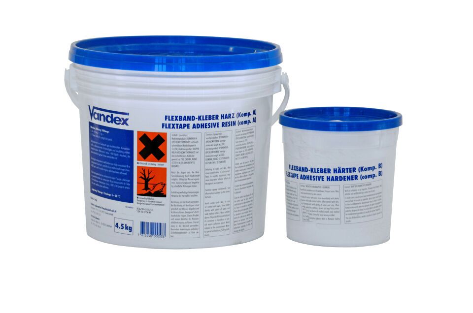 VANDEX FLEXBAND-KLEBER G Thixotroper Reaktionskleber auf Epoxidharz-Basis