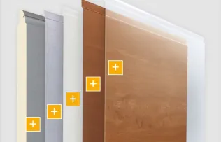 Kratzfeste und schmutzabweisende Oberfläche