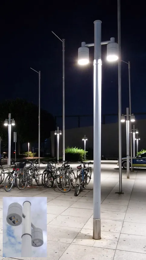 Vorplatz Flughafen Nürnberg. Foto: LMT