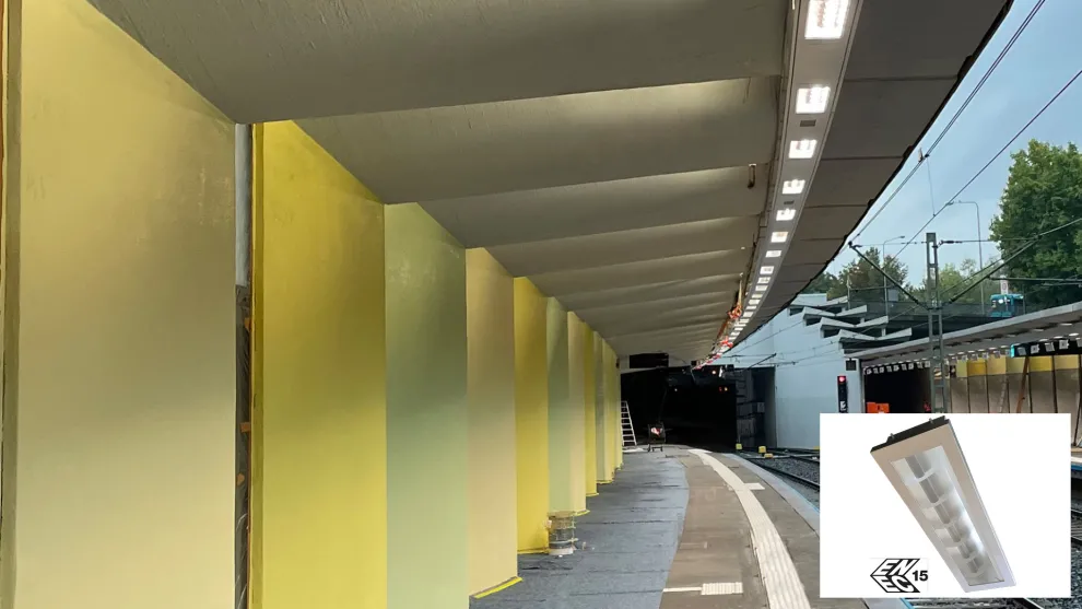 U-Bahnhof Römerstadt, Frankfurt/Main. Foto: LMT