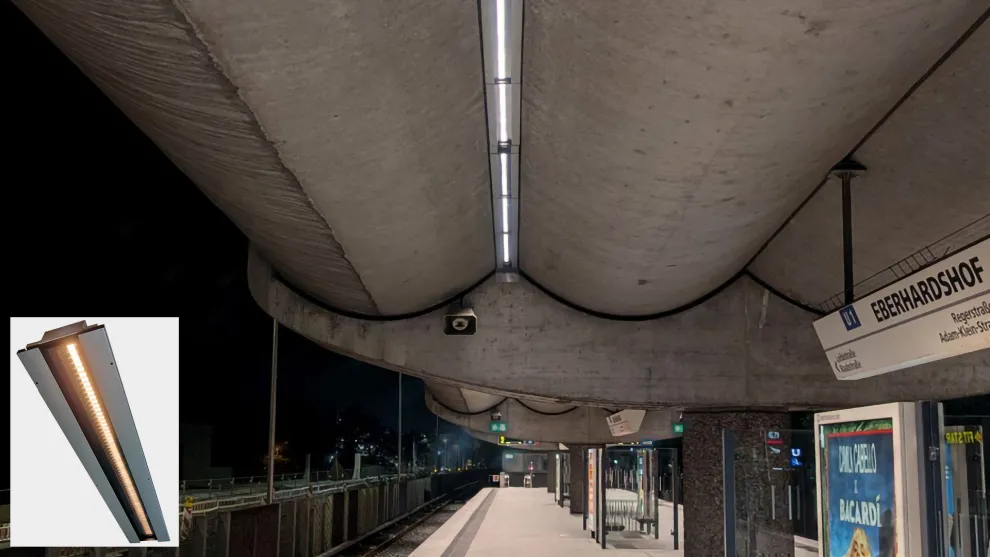 U-Bahnhof Eberhardshof, Nürnberg. Foto: LMT