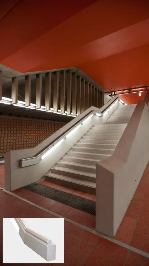 U-Bahn-Station Friedrich-Ebert-Platz, Nürnberg. Foto: Christiane Dierenbach