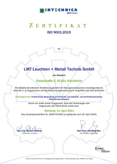 Qualitätsmanagementsysteme gem. ISO 9001:2015